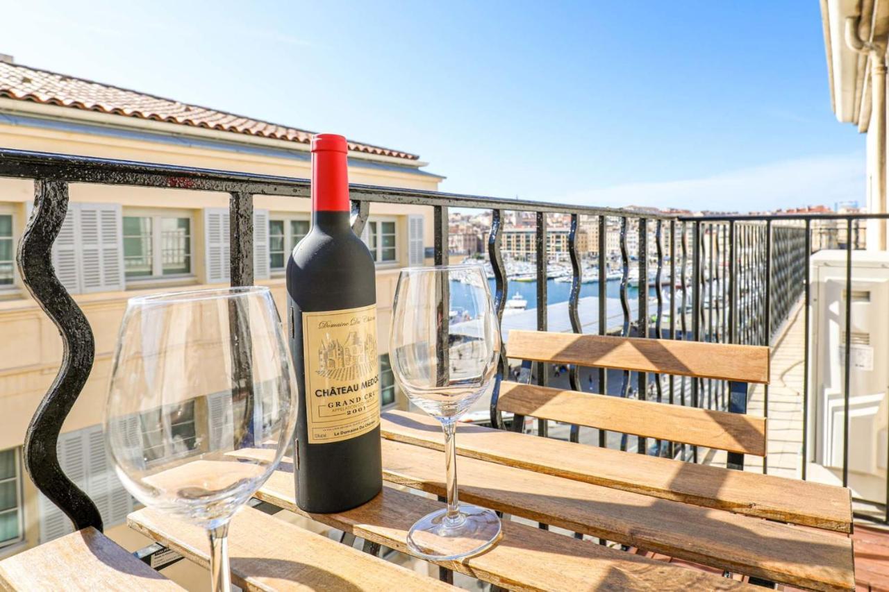 Appartamento Le Pytheas - Vue Vieux-Port Avec Terrasse Et Clim Marsiglia Esterno foto