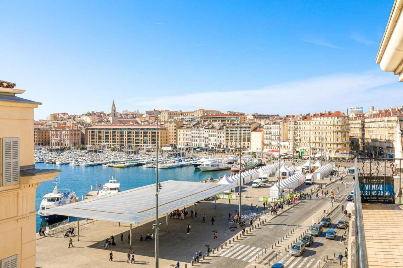Appartamento Le Pytheas - Vue Vieux-Port Avec Terrasse Et Clim Marsiglia Esterno foto